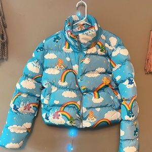 Castle In The Clouds Puffer Jacket, Care Bear x Dolls Kill